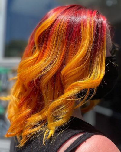 sunburst vivid hair color castro valley hair salon