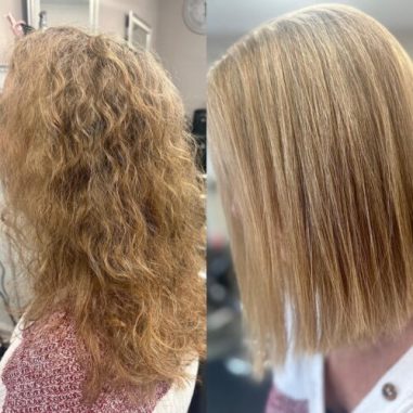 before after flat iron hair straightening castro valley